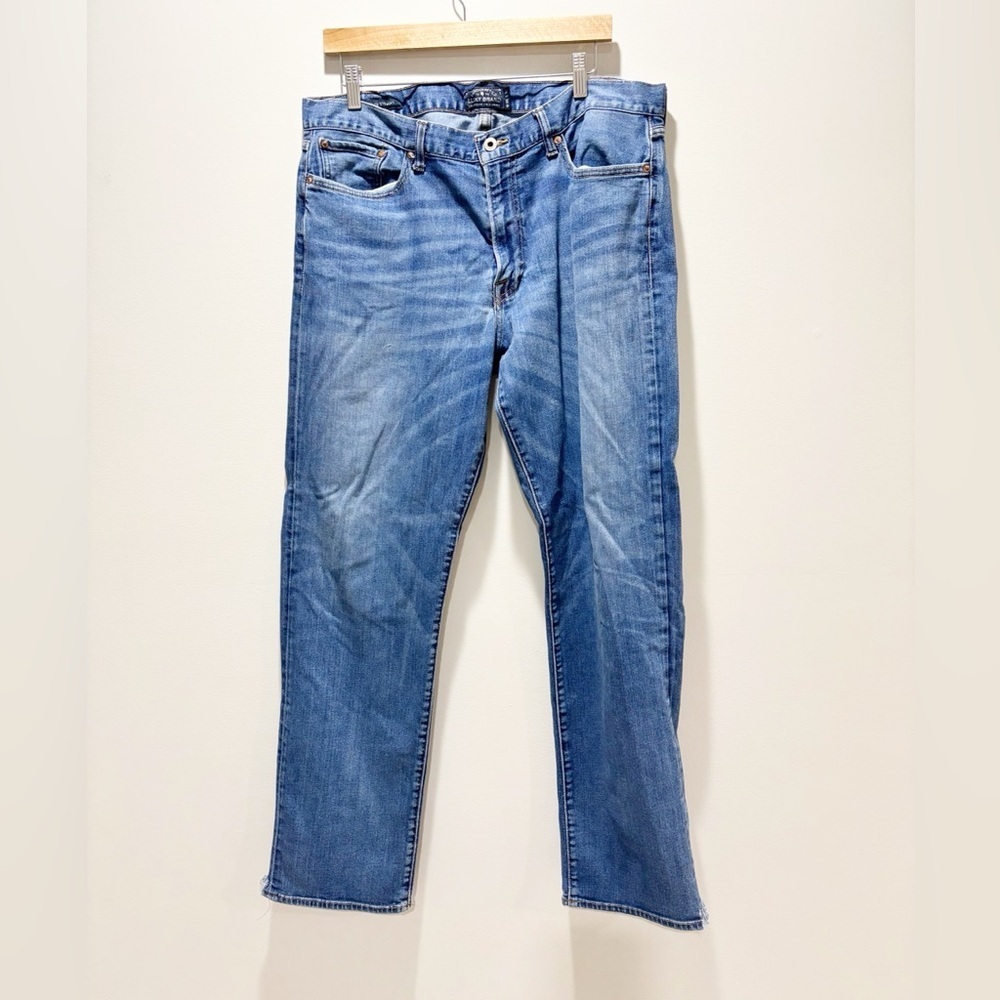 Lucky Brand Men's 363 Vintage Straight Blue Jeans Cotton Blend Size 36x32